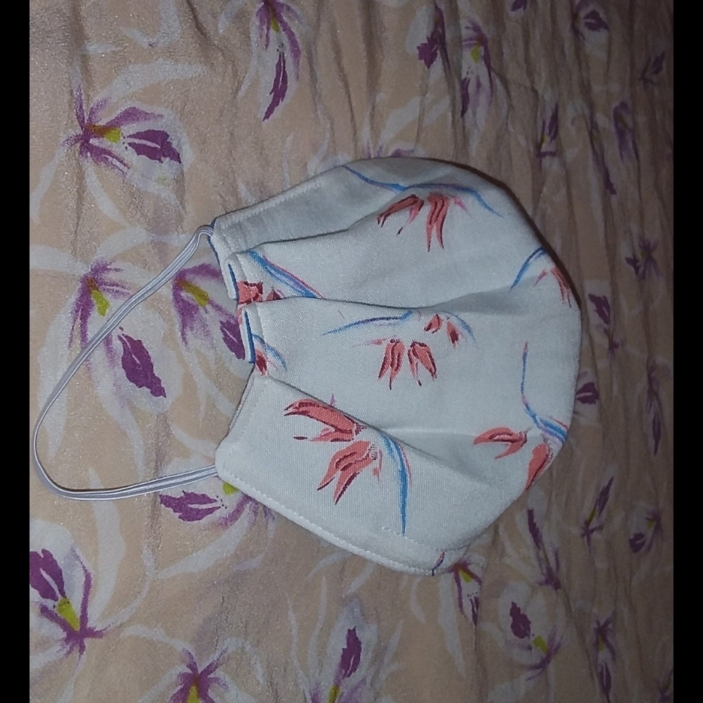 Acacia Bird of Paradise custom cloth face mask bop swimwear - Picture 6 of 6